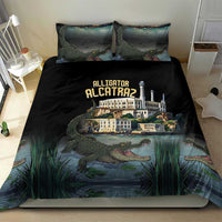 Everglades Alligator Alcatraz Florida Bedding Set - Wonder Print Shop