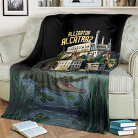 Everglades Alligator Alcatraz Florida Blanket - Wonder Print Shop