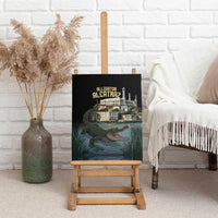 Everglades Alligator Alcatraz Florida Canvas Wall Art - Wonder Print Shop