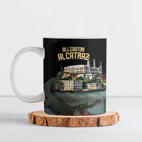 Everglades Alligator Alcatraz Florida Ceramic Mug - Wonder Print Shop