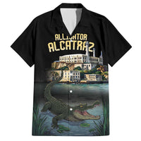 Everglades Alligator Alcatraz Florida Family Matching Short Sleeve Bodycon Dress and Hawaiian Shirt - Wonder Print Shop
