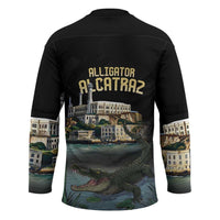 Everglades Alligator Alcatraz Florida Hockey Jersey - Wonder Print Shop