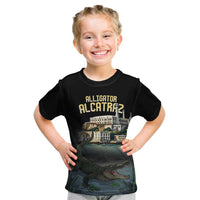 Everglades Alligator Alcatraz Florida Kid T Shirt - Wonder Print Shop