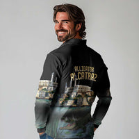 Everglades Alligator Alcatraz Florida Long Sleeve Polo Shirt - Wonder Print Shop