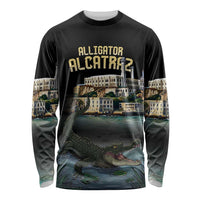 Everglades Alligator Alcatraz Florida Long Sleeve Shirt - Wonder Print Shop