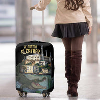 Everglades Alligator Alcatraz Florida Luggage Cover - Wonder Print Shop