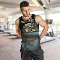 Everglades Alligator Alcatraz Florida Men Tank Top - Wonder Print Shop