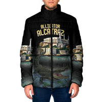 Everglades Alligator Alcatraz Florida Padded Jacket - Wonder Print Shop