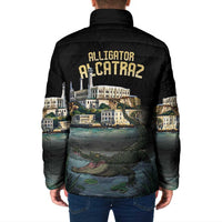 Everglades Alligator Alcatraz Florida Padded Jacket - Wonder Print Shop