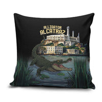Everglades Alligator Alcatraz Florida Pillow Cover - Wonder Print Shop