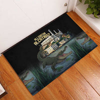 Everglades Alligator Alcatraz Florida Rubber Doormat - Wonder Print Shop