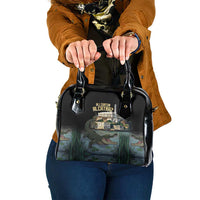 Everglades Alligator Alcatraz Florida Shoulder Handbag - Wonder Print Shop