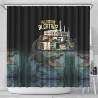 Everglades Alligator Alcatraz Florida Shower Curtain - Wonder Print Shop