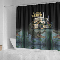 Everglades Alligator Alcatraz Florida Shower Curtain - Wonder Print Shop