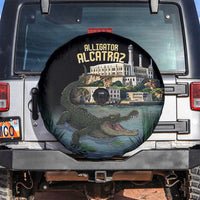 Everglades Alligator Alcatraz Florida Spare Tire Cover - Wonder Print Shop