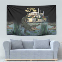 Everglades Alligator Alcatraz Florida Tapestry - Wonder Print Shop