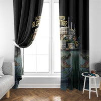 Everglades Alligator Alcatraz Florida Window Curtain - Wonder Print Shop