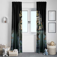 Everglades Alligator Alcatraz Florida Window Curtain - Wonder Print Shop