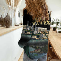 Everglades Alligator Alcatraz Florida Women Casual Shirt - Wonder Print Shop