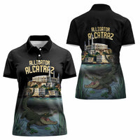 Everglades Alligator Alcatraz Florida Women Polo Shirt - Wonder Print Shop