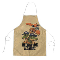 Alligator Alcatraz Prison Florida Everglades Apron - Wonder Print Shop