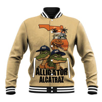 Alligator Alcatraz Prison Florida Everglades Baseball Jacket - Wonder Print Shop