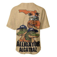 Alligator Alcatraz Prison Florida Everglades Baseball Jersey - Wonder Print Shop