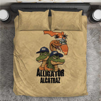 Alligator Alcatraz Prison Florida Everglades Bedding Set - Wonder Print Shop