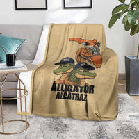 Alligator Alcatraz Prison Florida Everglades Blanket - Wonder Print Shop