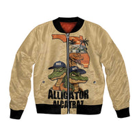 Alligator Alcatraz Prison Florida Everglades Bomber Jacket - Wonder Print Shop