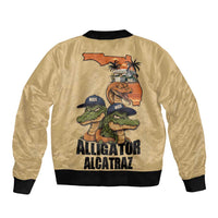 Alligator Alcatraz Prison Florida Everglades Bomber Jacket - Wonder Print Shop
