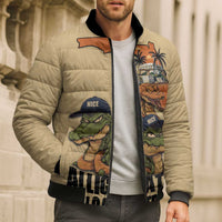 Alligator Alcatraz Prison Florida Everglades Bomber Puffer Jacket - Wonder Print Shop