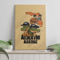 Alligator Alcatraz Prison Florida Everglades Canvas Wall Art - Wonder Print Shop