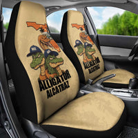 Alligator Alcatraz Prison Florida Everglades Car Seat Cover - Wonder Print Shop
