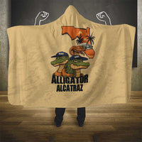 Alligator Alcatraz Prison Florida Everglades Hooded Blanket - Wonder Print Shop
