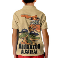 Alligator Alcatraz Prison Florida Everglades Kid Polo Shirt - Wonder Print Shop