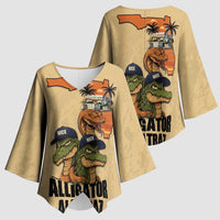 Alligator Alcatraz Prison Florida Everglades Kimono Sleeve Blouse - Wonder Print Shop