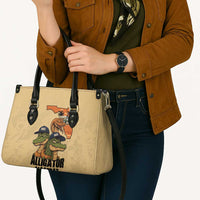 Alligator Alcatraz Prison Florida Everglades Leather Bag - Wonder Print Shop