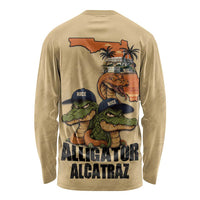 Alligator Alcatraz Prison Florida Everglades Long Sleeve Shirt - Wonder Print Shop