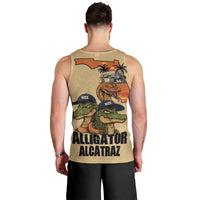 Alligator Alcatraz Prison Florida Everglades Men Tank Top - Wonder Print Shop