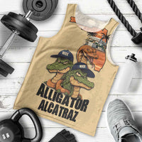 Alligator Alcatraz Prison Florida Everglades Men Tank Top - Wonder Print Shop