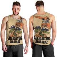 Alligator Alcatraz Prison Florida Everglades Men Tank Top - Wonder Print Shop