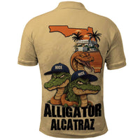 Alligator Alcatraz Prison Florida Everglades Polo Shirt - Wonder Print Shop