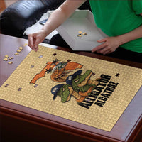 Alligator Alcatraz Prison Florida Everglades Puzzle - Wonder Print Shop