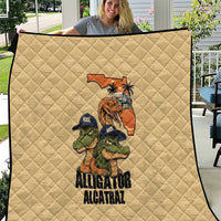 Alligator Alcatraz Prison Florida Everglades Quilt - Wonder Print Shop