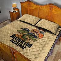 Alligator Alcatraz Prison Florida Everglades Quilt Bed Set - Wonder Print Shop