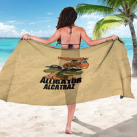 Alligator Alcatraz Prison Florida Everglades Sarong - Wonder Print Shop
