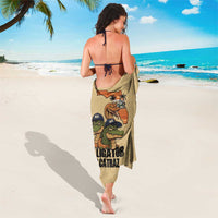 Alligator Alcatraz Prison Florida Everglades Sarong - Wonder Print Shop
