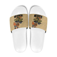 Alligator Alcatraz Prison Florida Everglades Slide Sandals - Wonder Print Shop