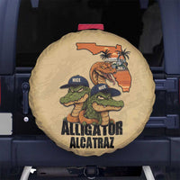 Alligator Alcatraz Prison Florida Everglades Spare Tire Cover - Wonder Print Shop